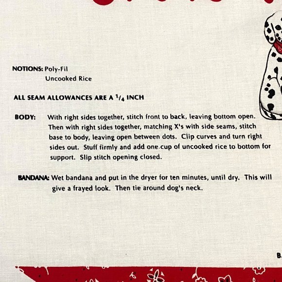 Spots 'N Dots Fabric Panel by Fabric Traditions 1992 - Picture 6 of 6